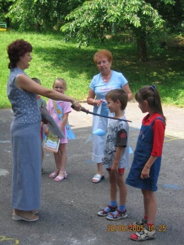 Loučení dětí z MŠ - 28.6.2005